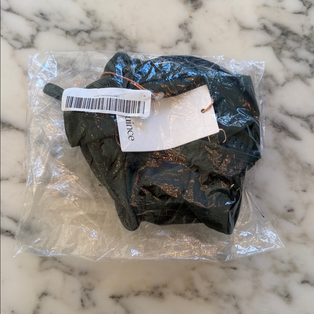 NWT Quince Women's Italian Scoop Neck Bikini Top Palm Green Size M and L ๐ด - Picture 10 of 13